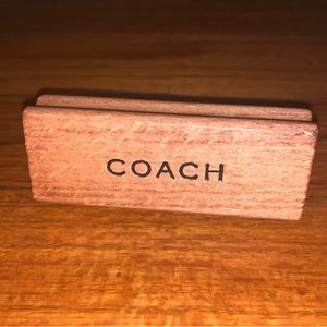 Coach Vintage 3" Wooden Purse Brush Made In Germany